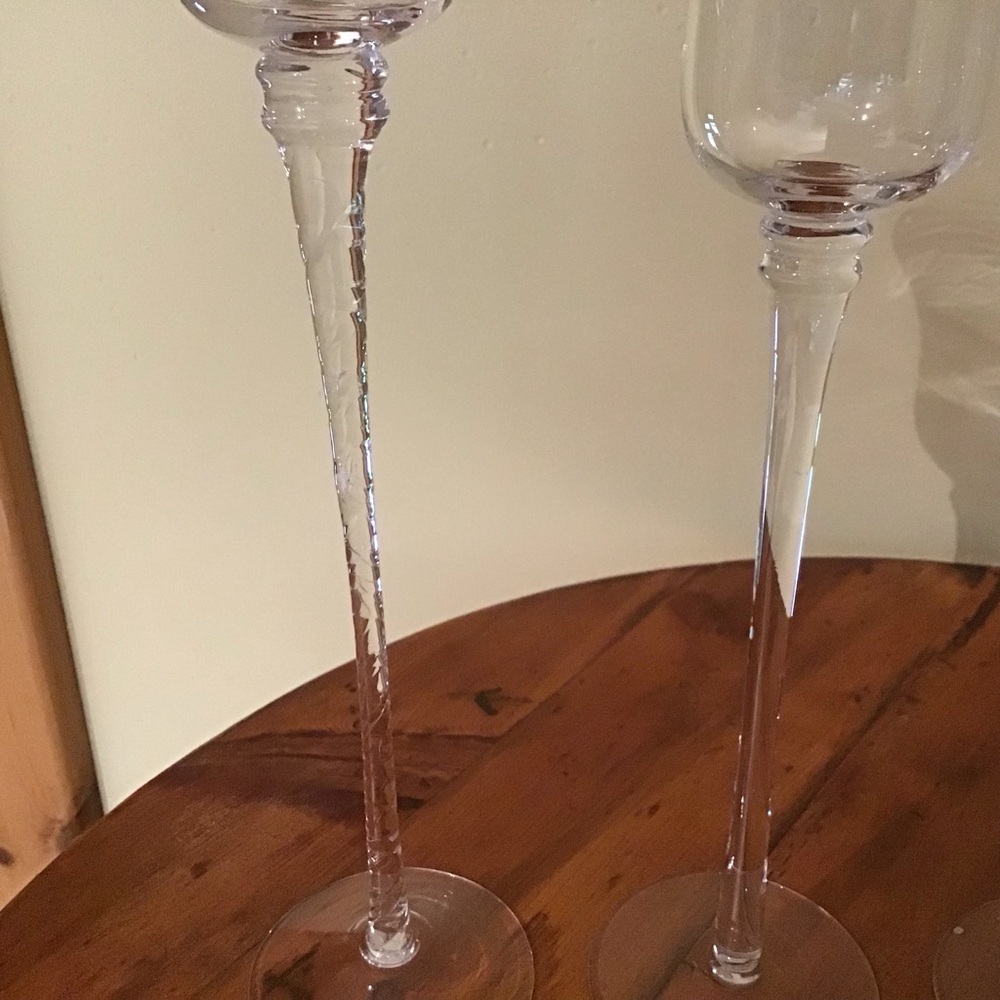 PartyLite Elegant Stemmed Votive Holder Quintet - Picture 5 of 5